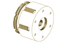 Three-dimensional drawing of a multipe-disc torque limiters